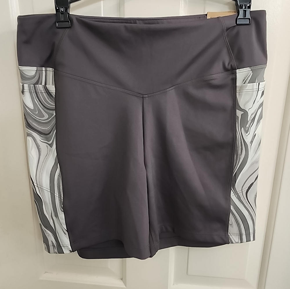 NWT PINK Victoria's Secret 6in Bike Shorts XL Gray